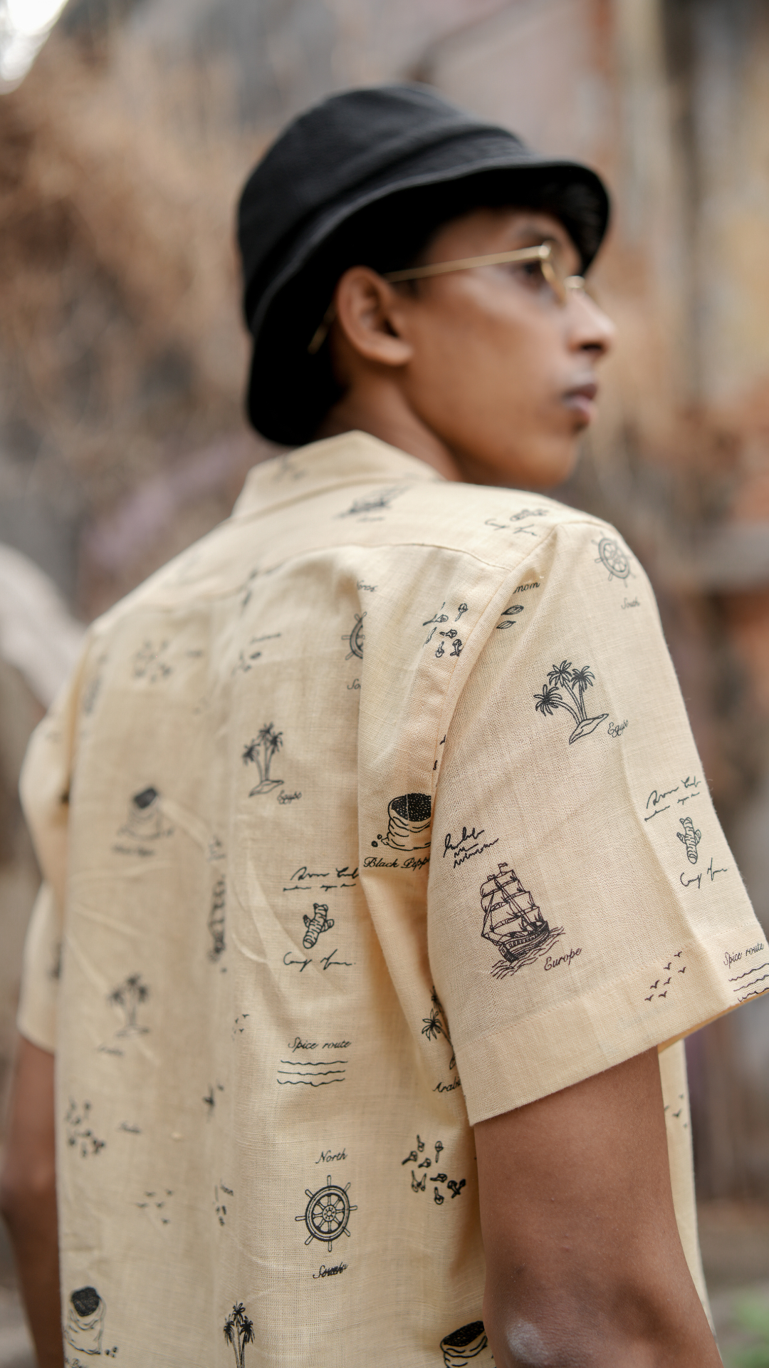 Spice map unisex handloom cotton Shirt