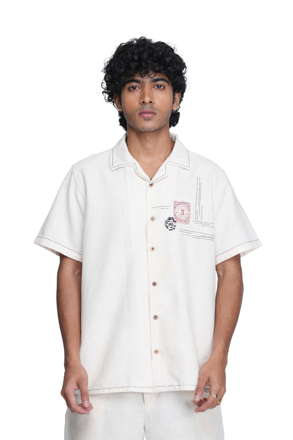 Vintage Stamp Patch Shirt