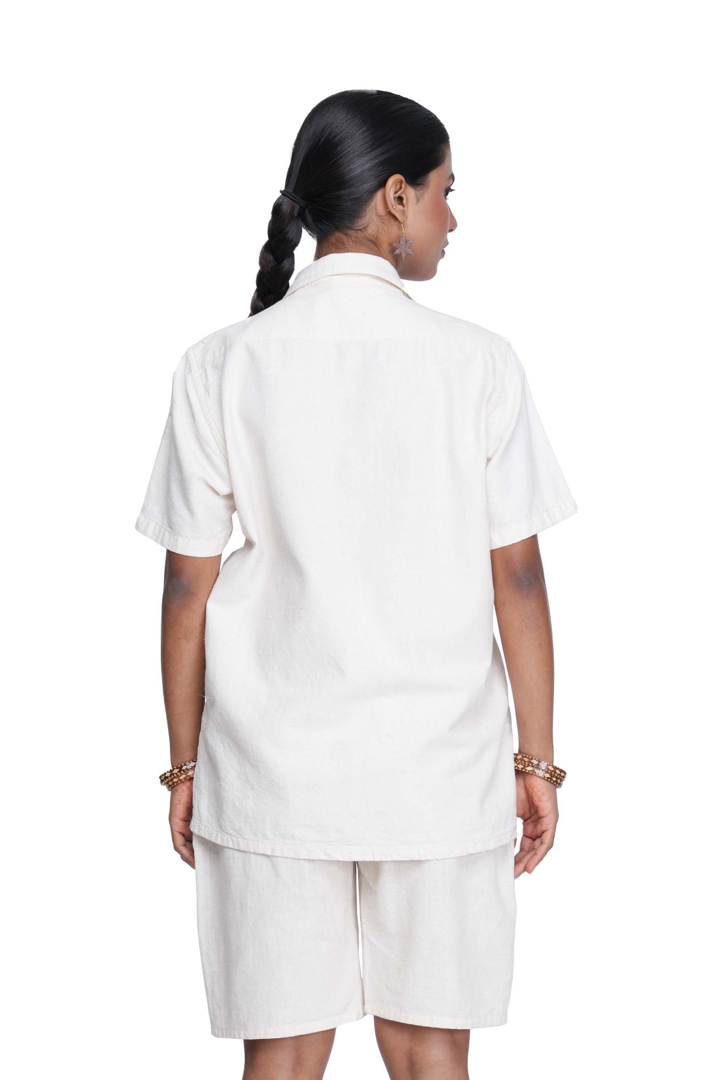 Hand Embroidered Unisex All Over Spices Handloom Shirt.