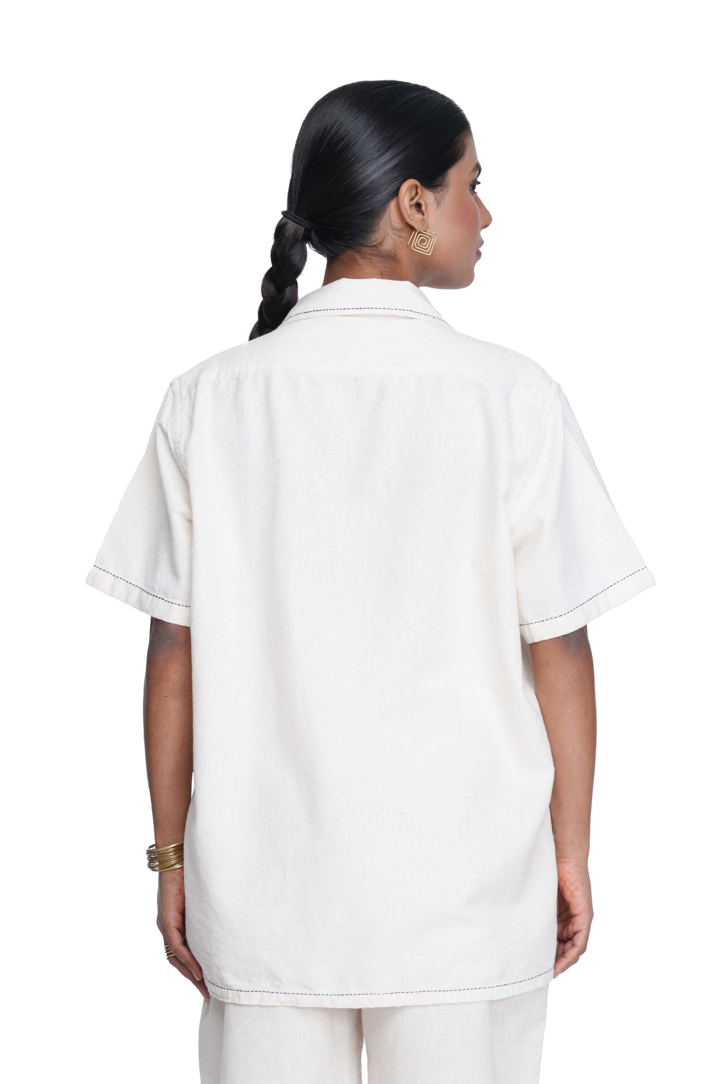 Vintage Stamp Patch Shirt.