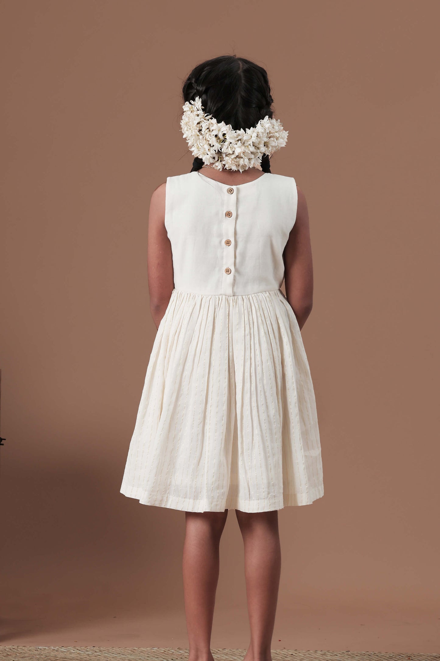 Hand Embroidered Mango & Parrot Motif Dress