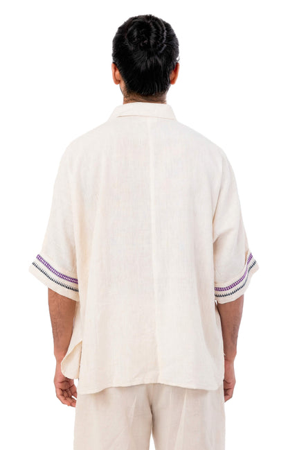 Purple Kuppadam Shirt