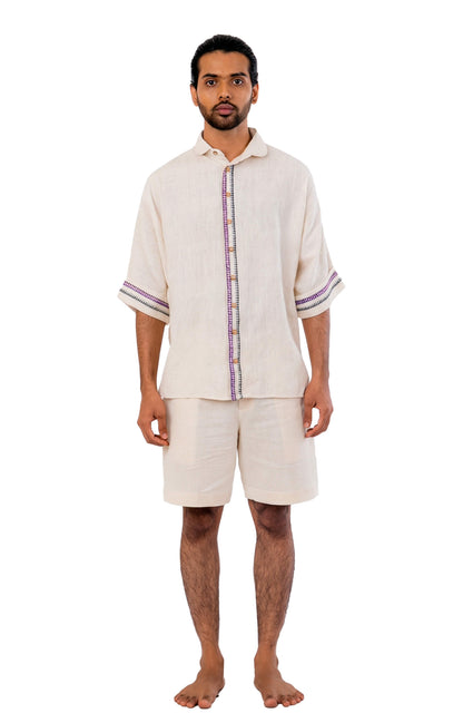 Purple Kuppadam Shirt