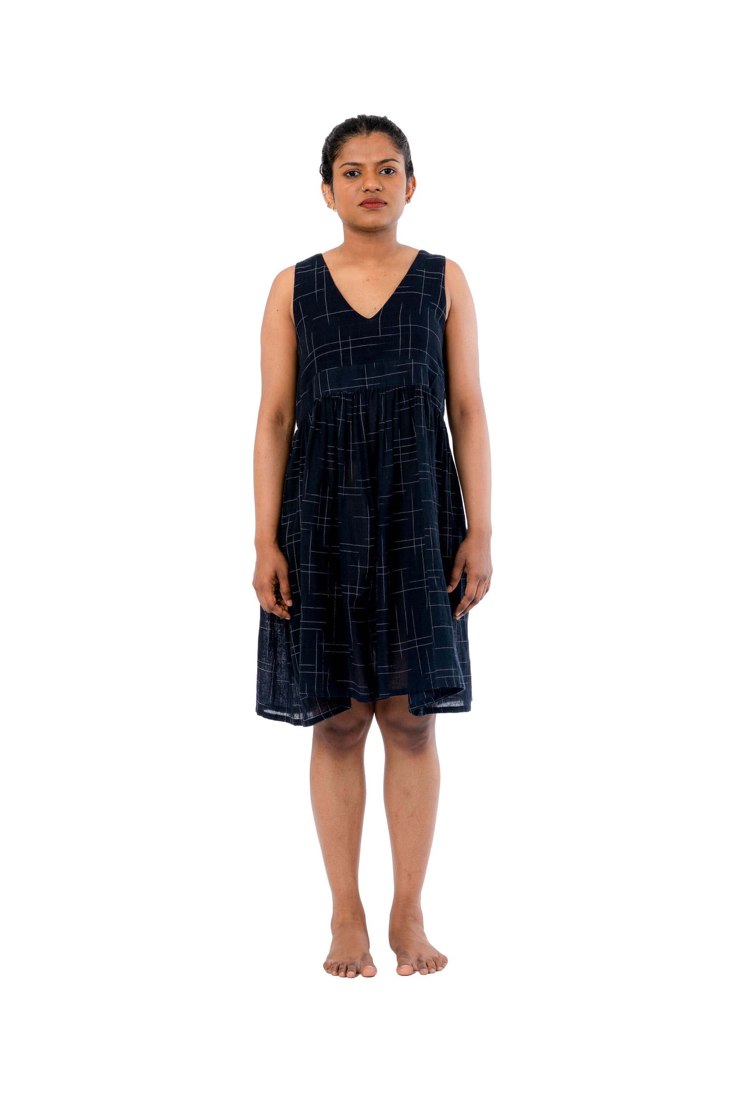 Handloom Cotton Crepe Dress