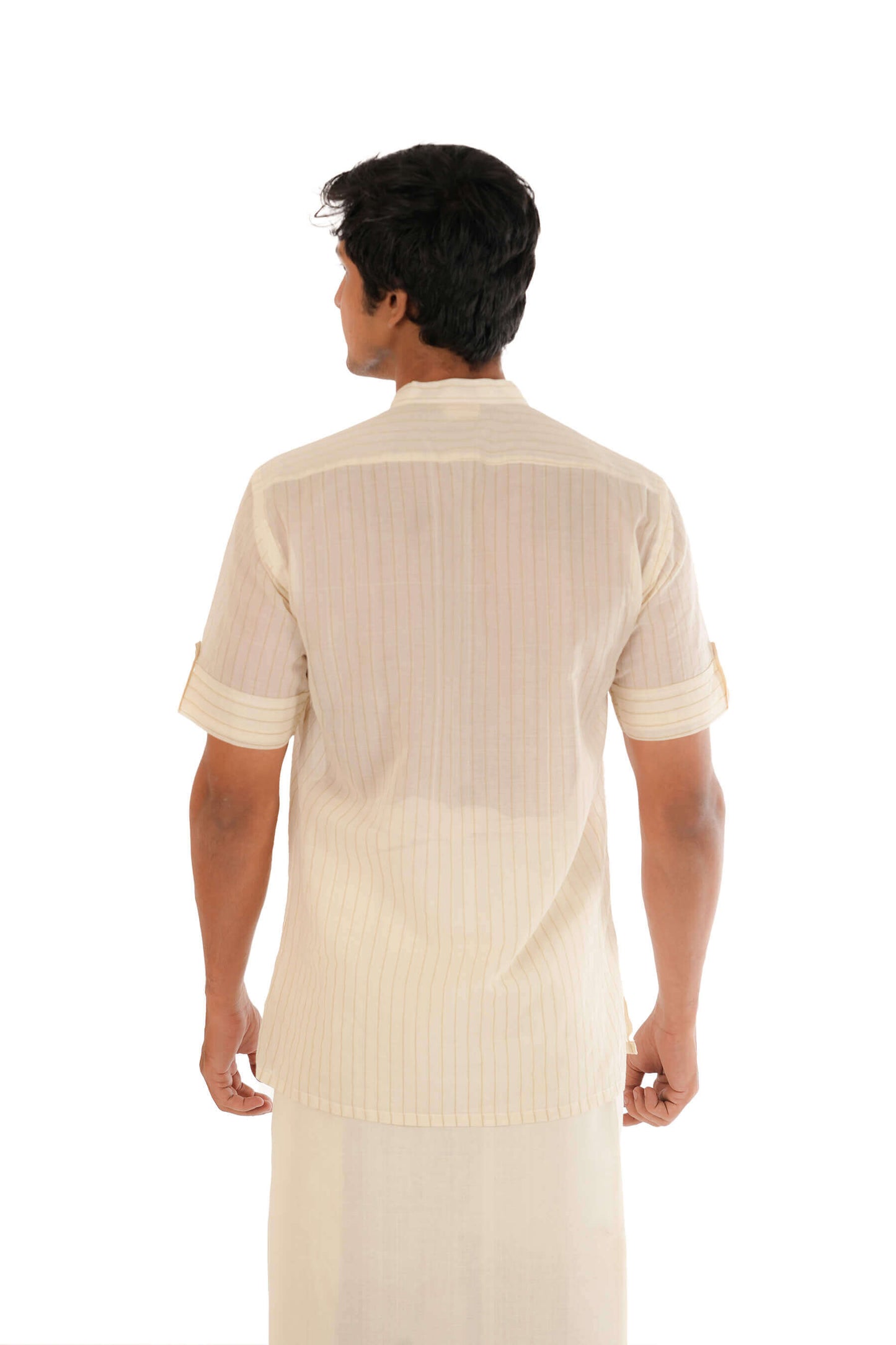 Handloom Striped Short Kurta