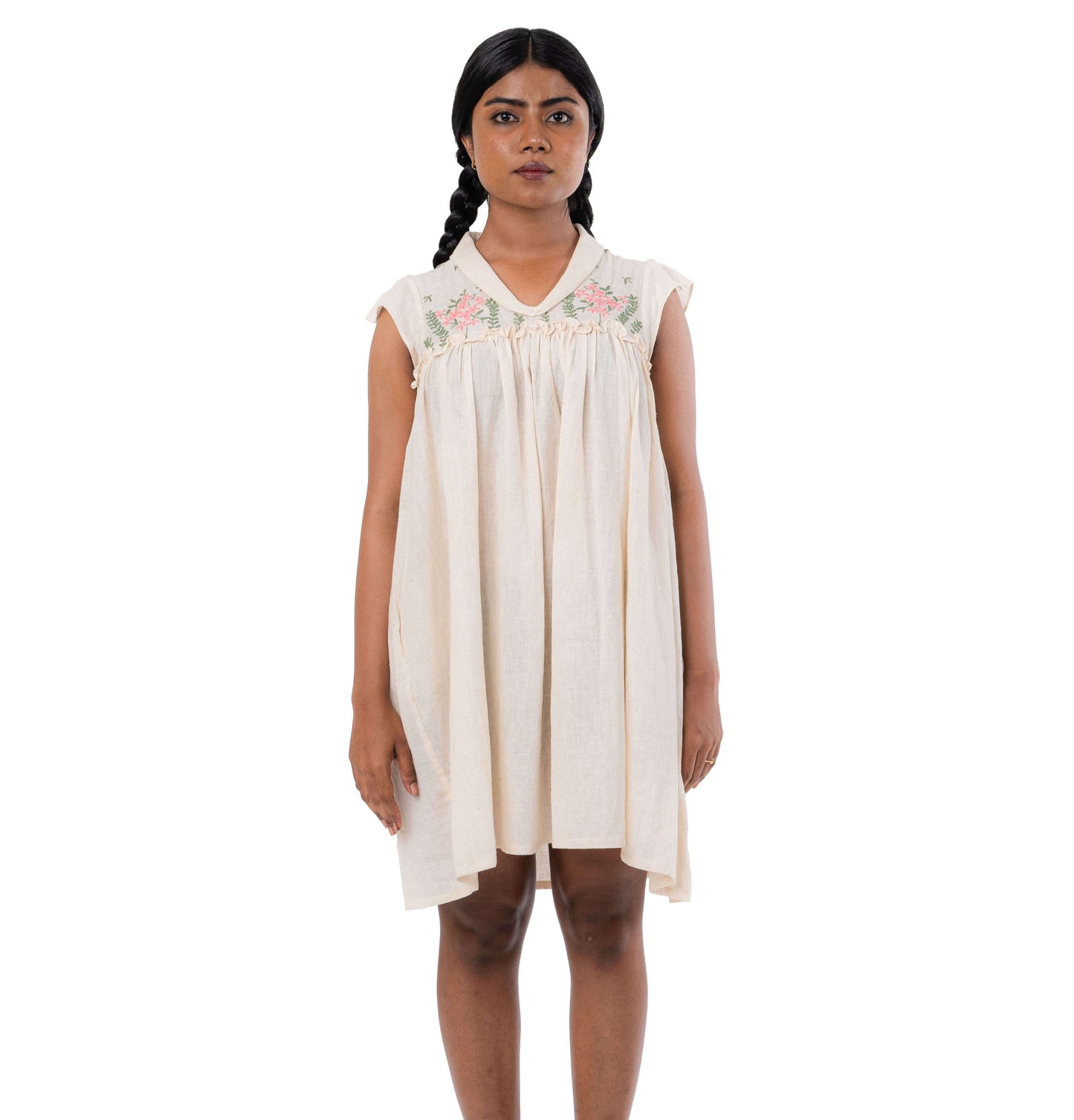 Organic Cotton Hand Embroidered Frock