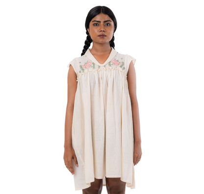 Organic Cotton Hand Embroidered Frock