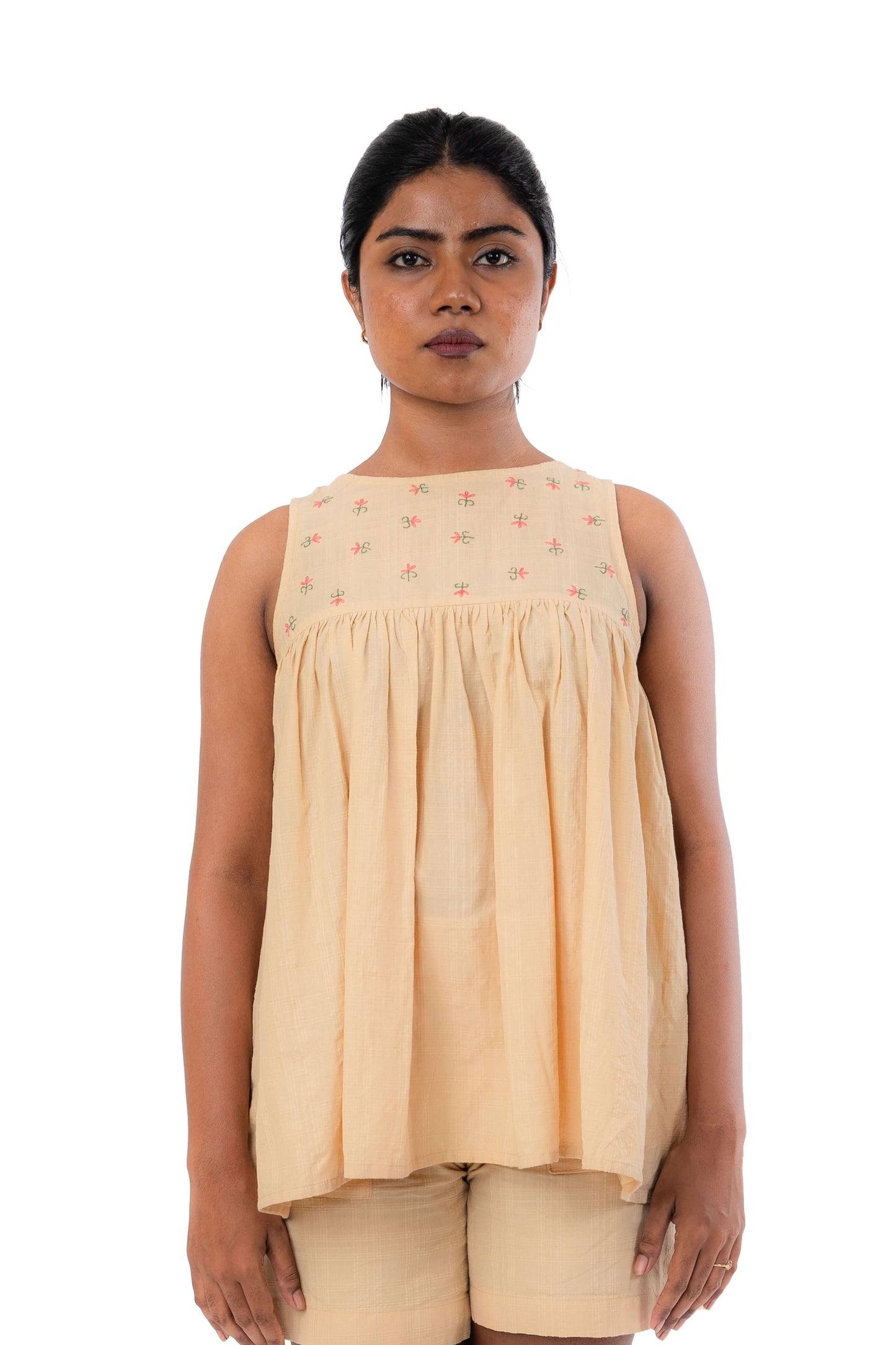 Handloom Sleeveless Tunic