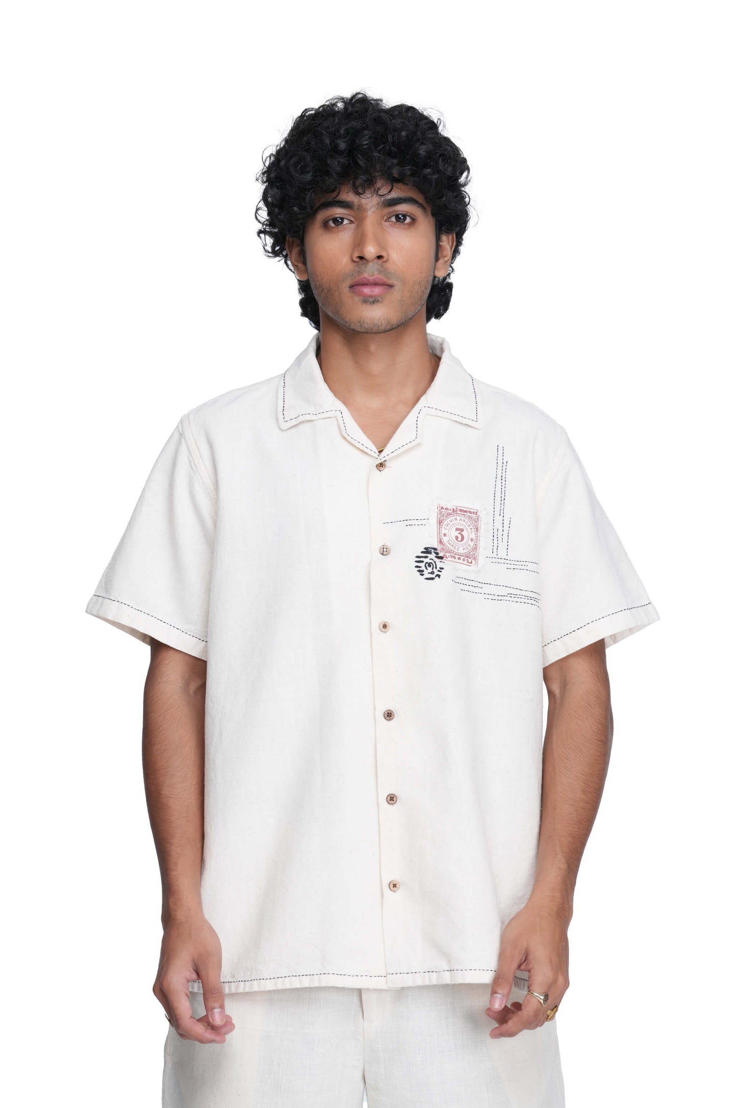 Vintage Stamp Patch Shirt