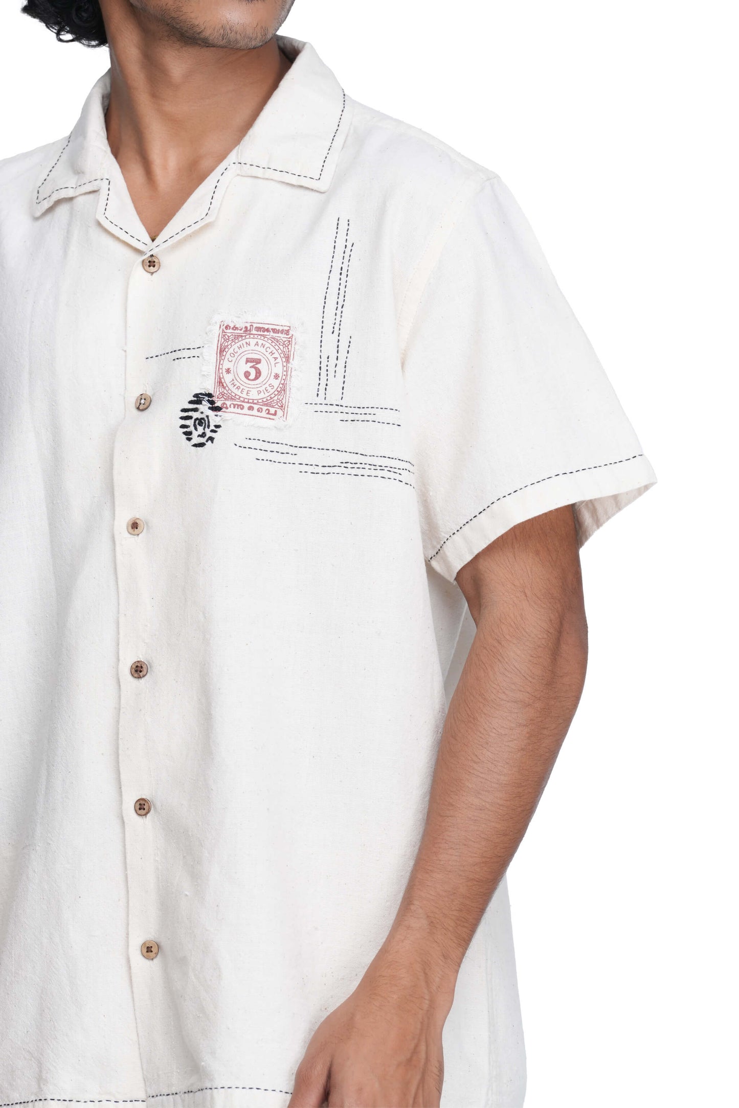 Vintage Stamp Patch Shirt