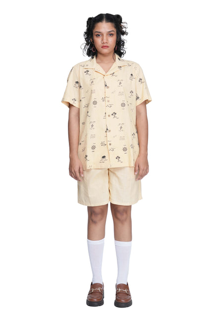 Spice map unisex handloom cotton Shirt
