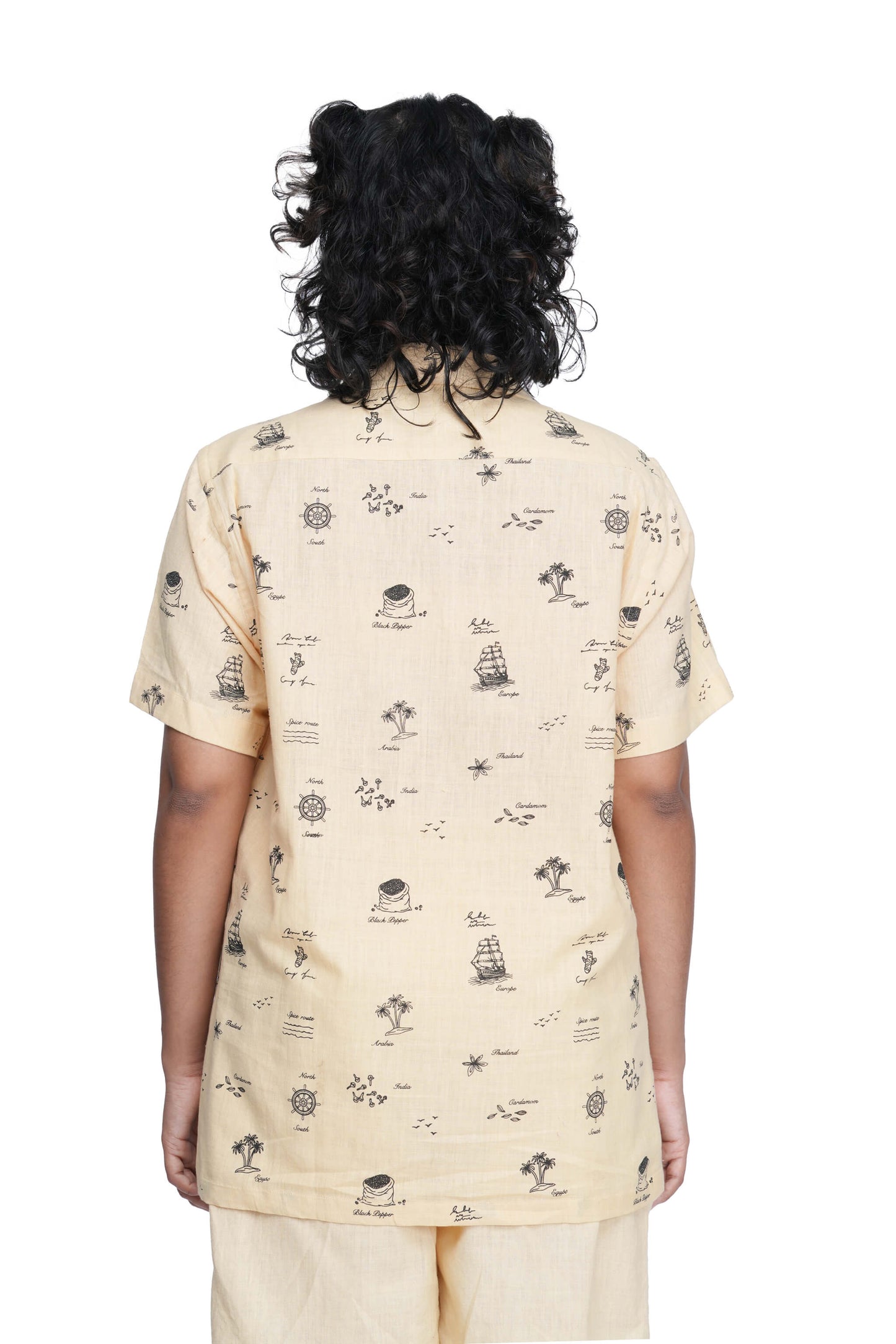 Spice map unisex handloom cotton Shirt