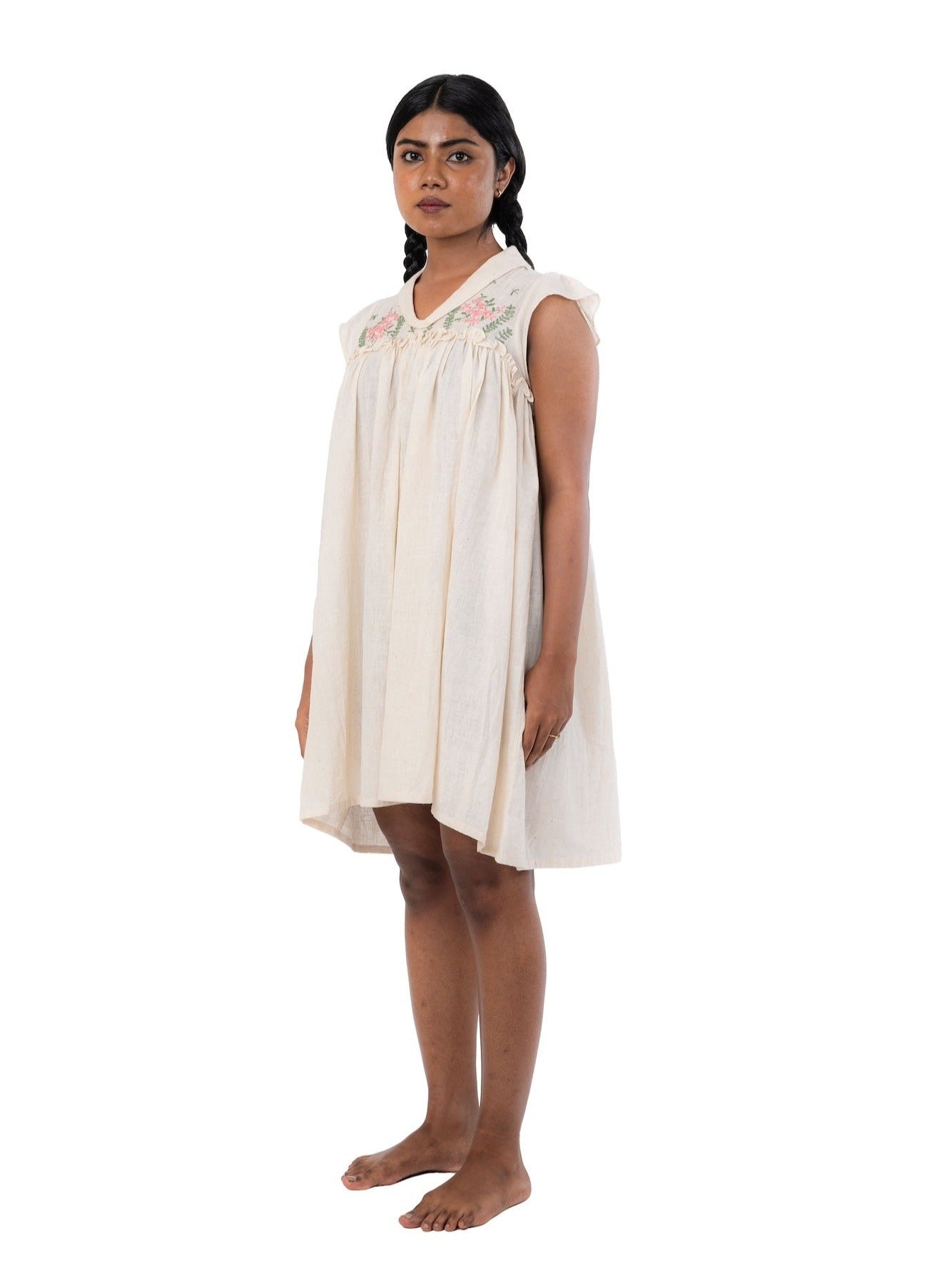 Organic Cotton Hand Embroidered Frock