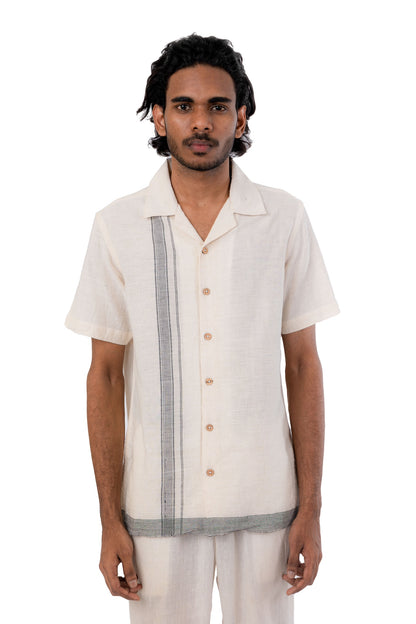 Black Stripes Kuppadam Shirt