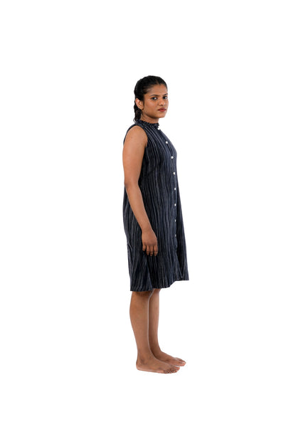 Handloom A-line Button Down Dress