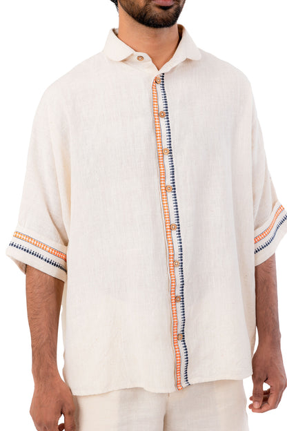 Orange kupadam shirt