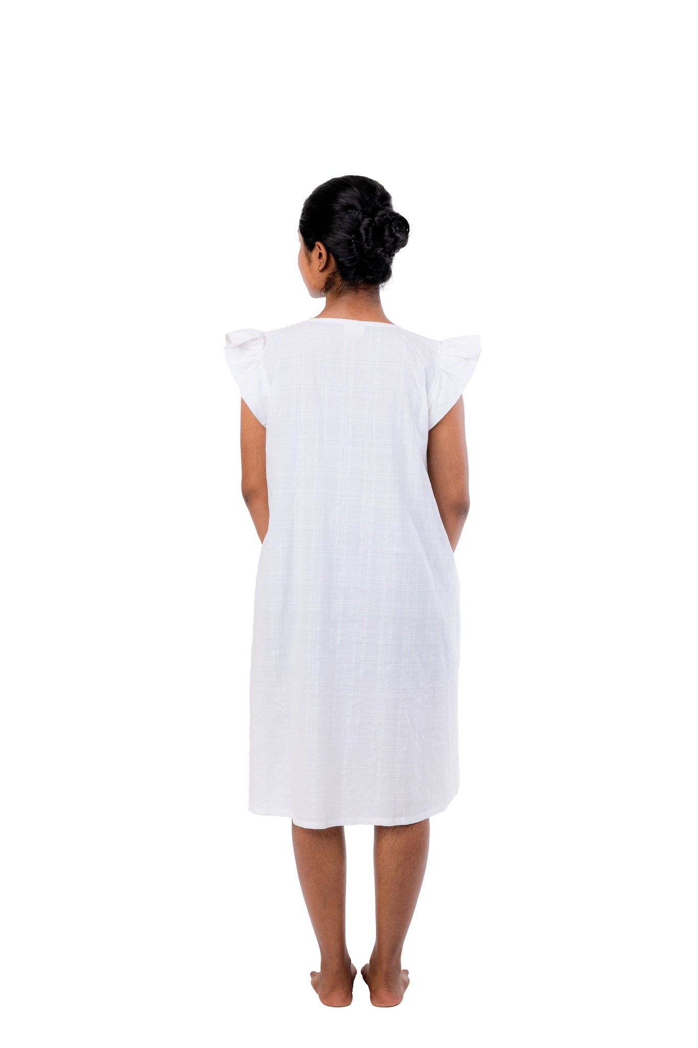 Peter Pan Collar Handloom Dress