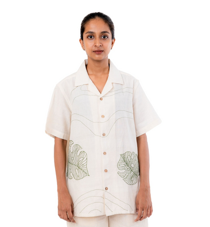 Hand Embroidered Unisex Shirt