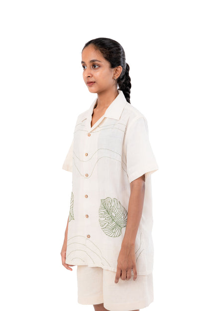 Hand Embroidered Unisex Shirt