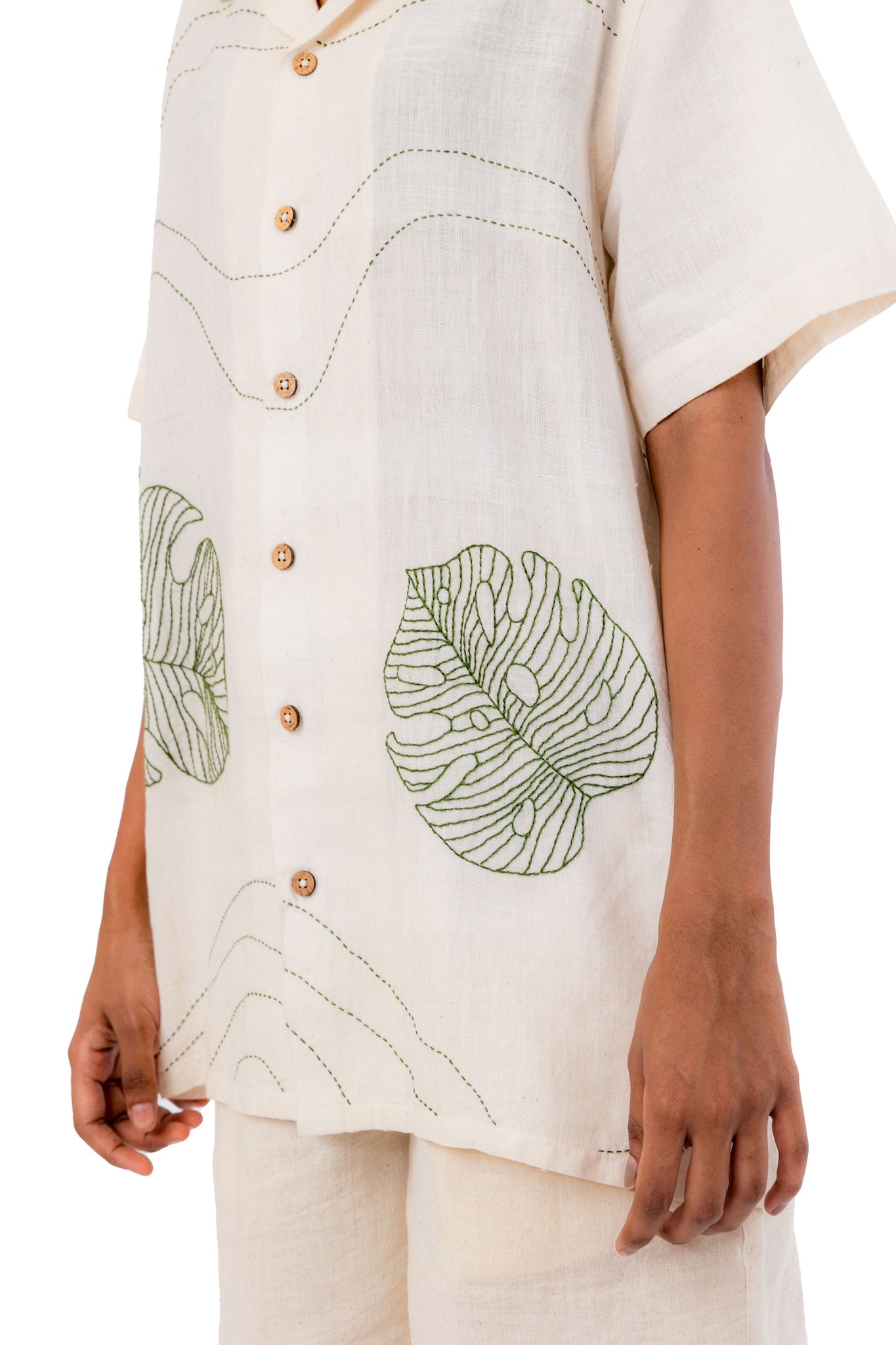 Hand Embroidered Unisex Shirt