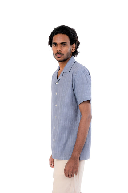 Handloom Grey Stripes Shirt