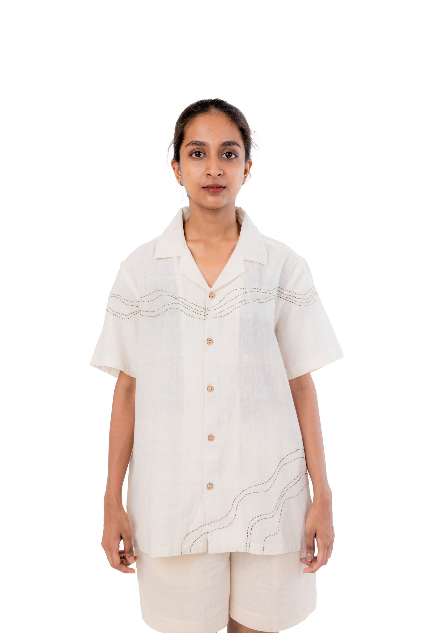 Kantha Work Handloom Unisex Shirt