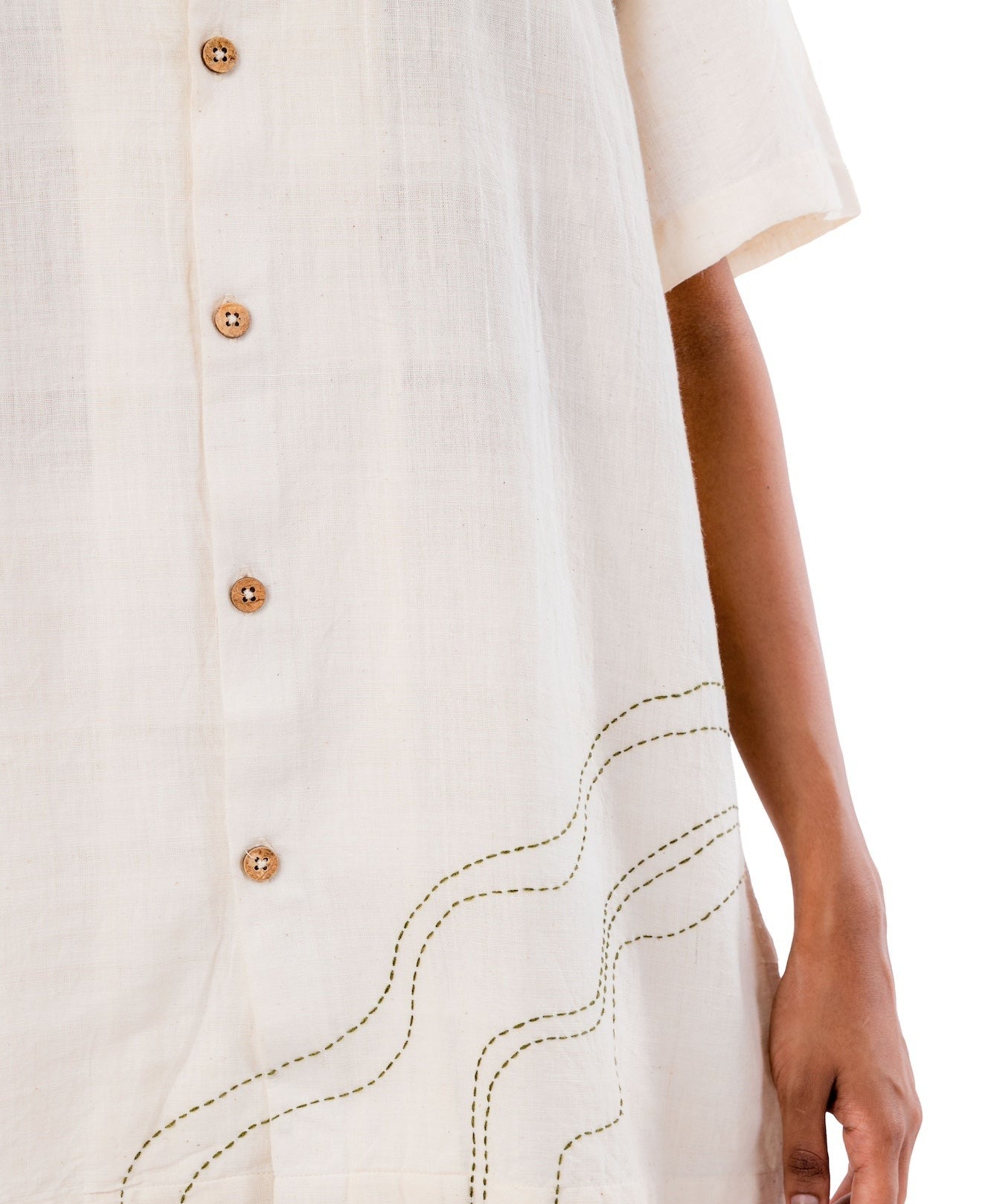 Kantha Work Handloom Unisex Shirt