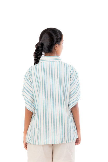 Handloom Cotton Kaftan Shirt