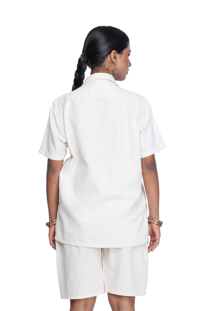 Hand Embroidered Unisex All Over Spices Handloom Shirt.