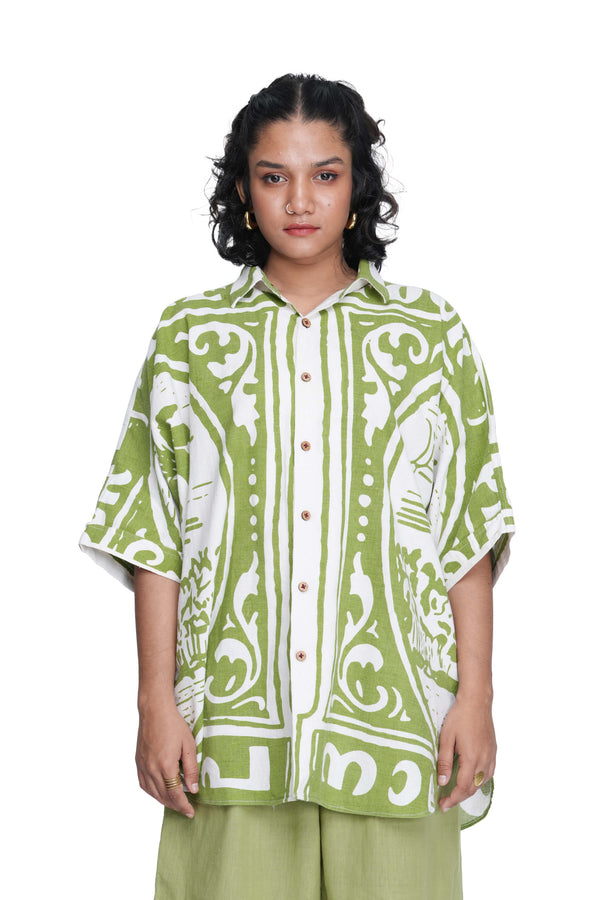 Four Pies Matcha Green Shirt.