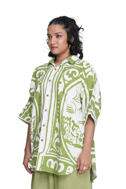 Four Pies Matcha Green Shirt.