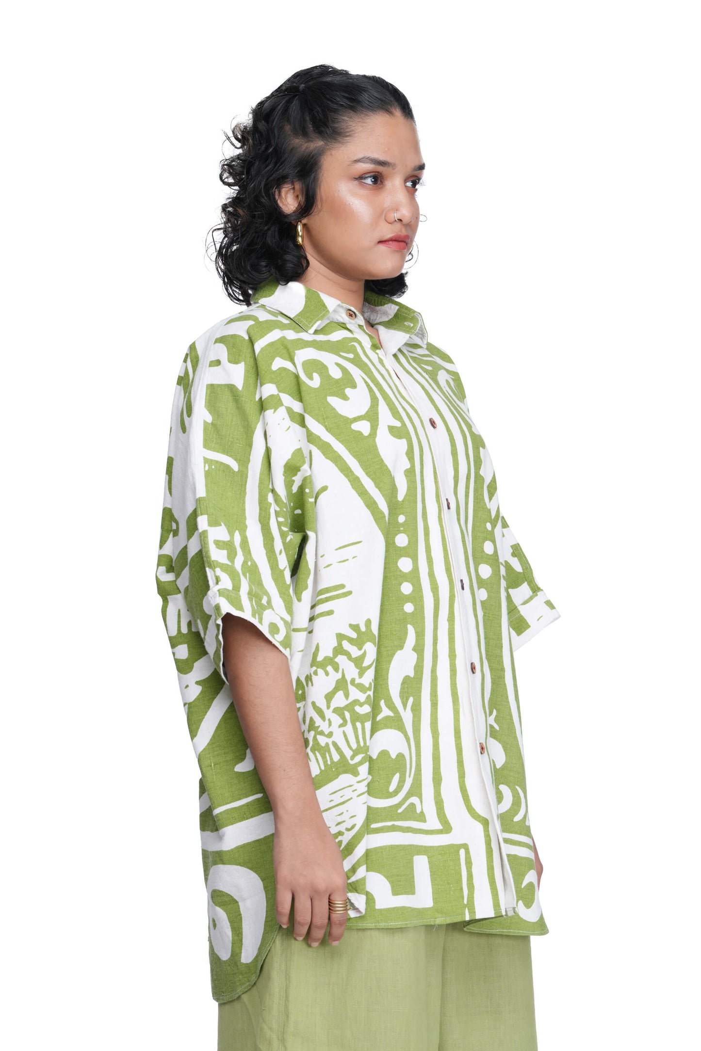 Four Pies Matcha Green Shirt.