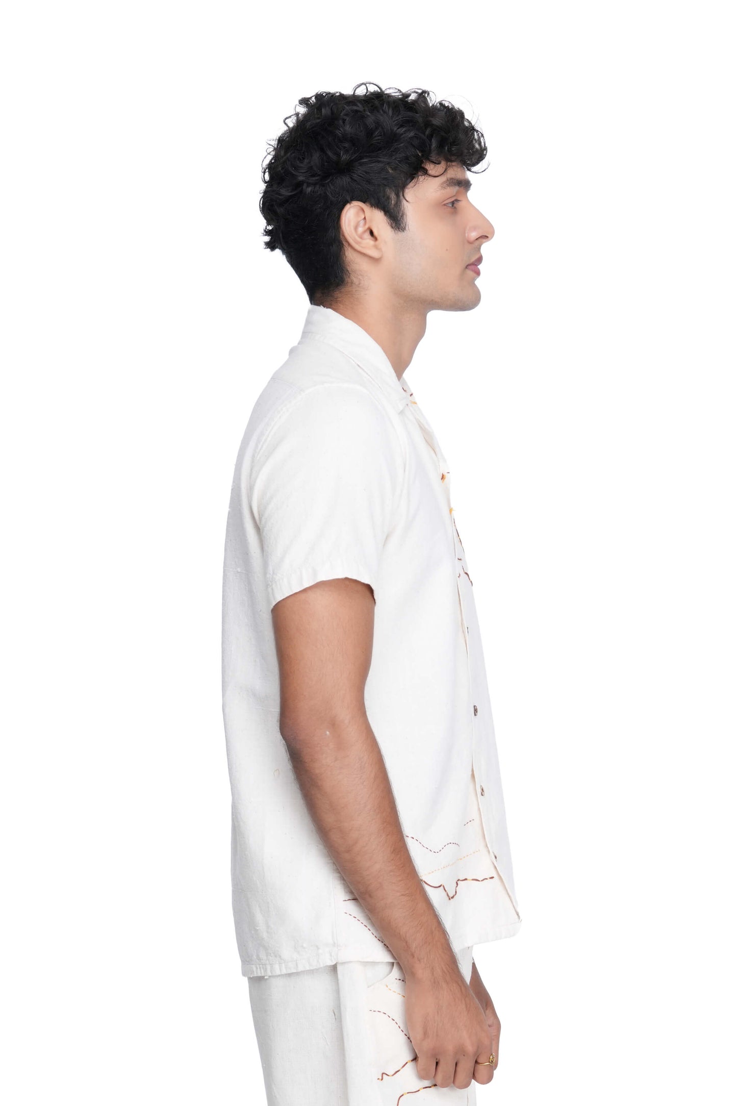Spice Route Hand Embroidered Shirt