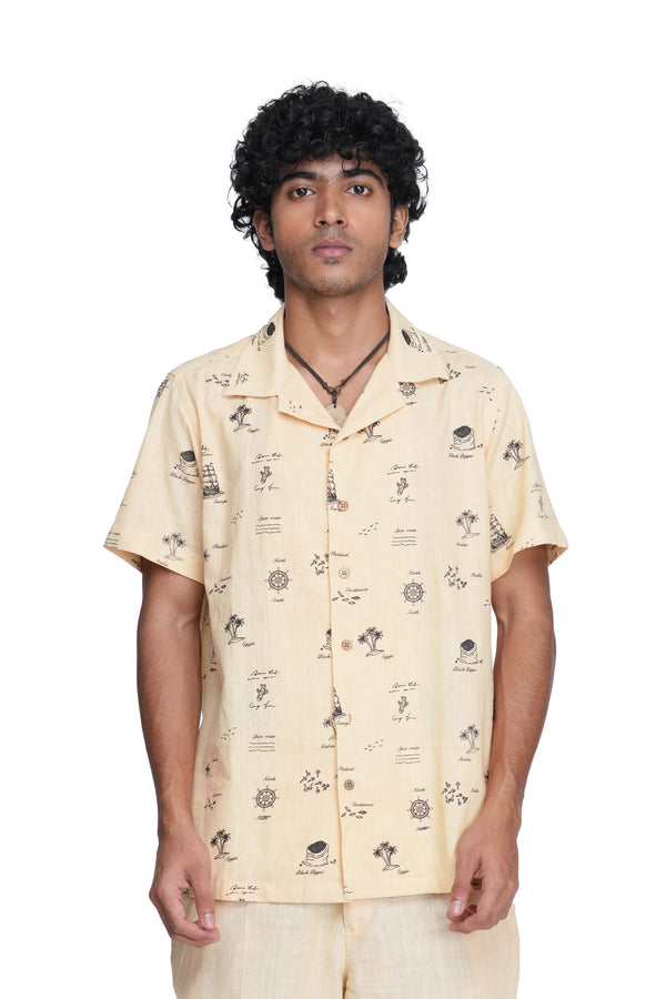 Spice map unisex handloom cotton Shirt