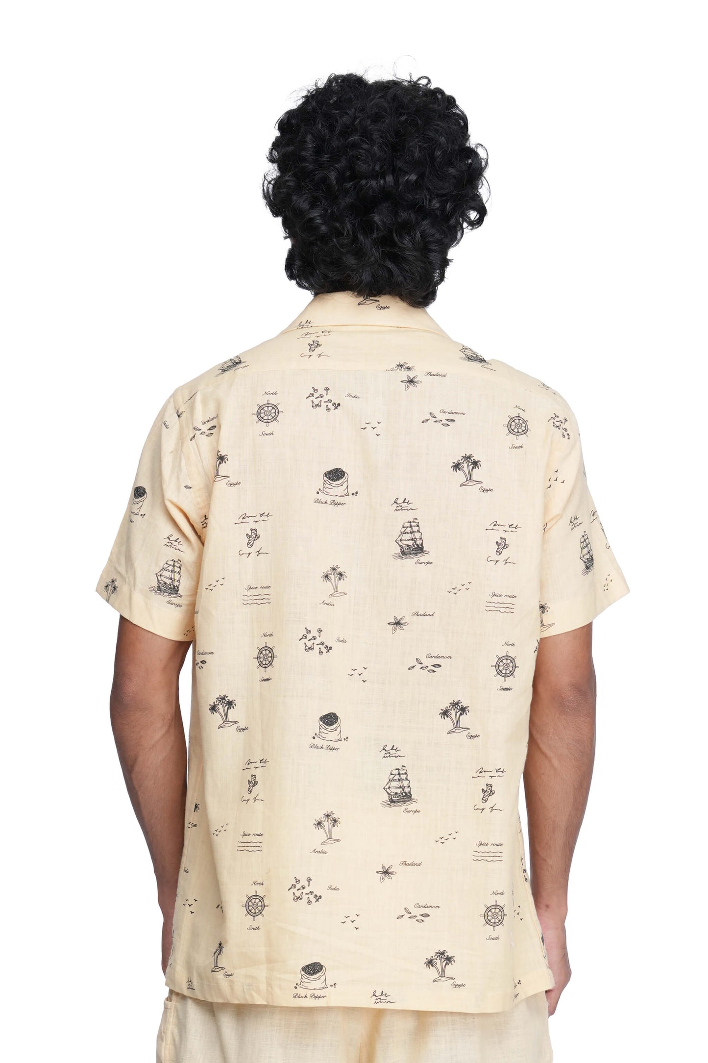 Spice map unisex handloom cotton Shirt