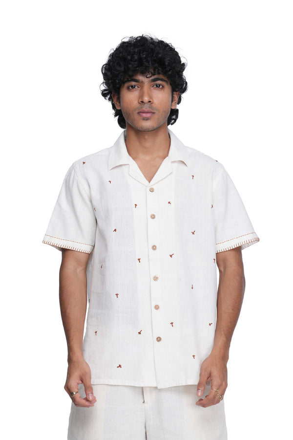 Hand Embroidered Spice Collection Cloves shirt