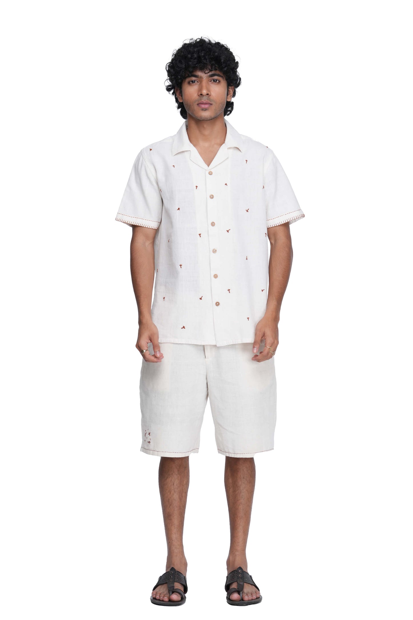 Hand Embroidered Spice Collection Cloves shirt