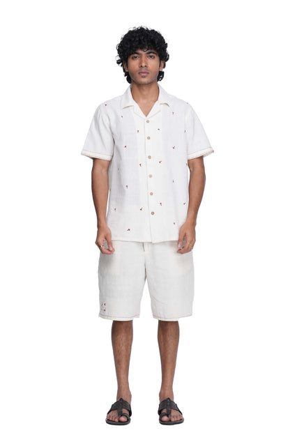 Hand Embroidered Spice Collection Cloves shirt