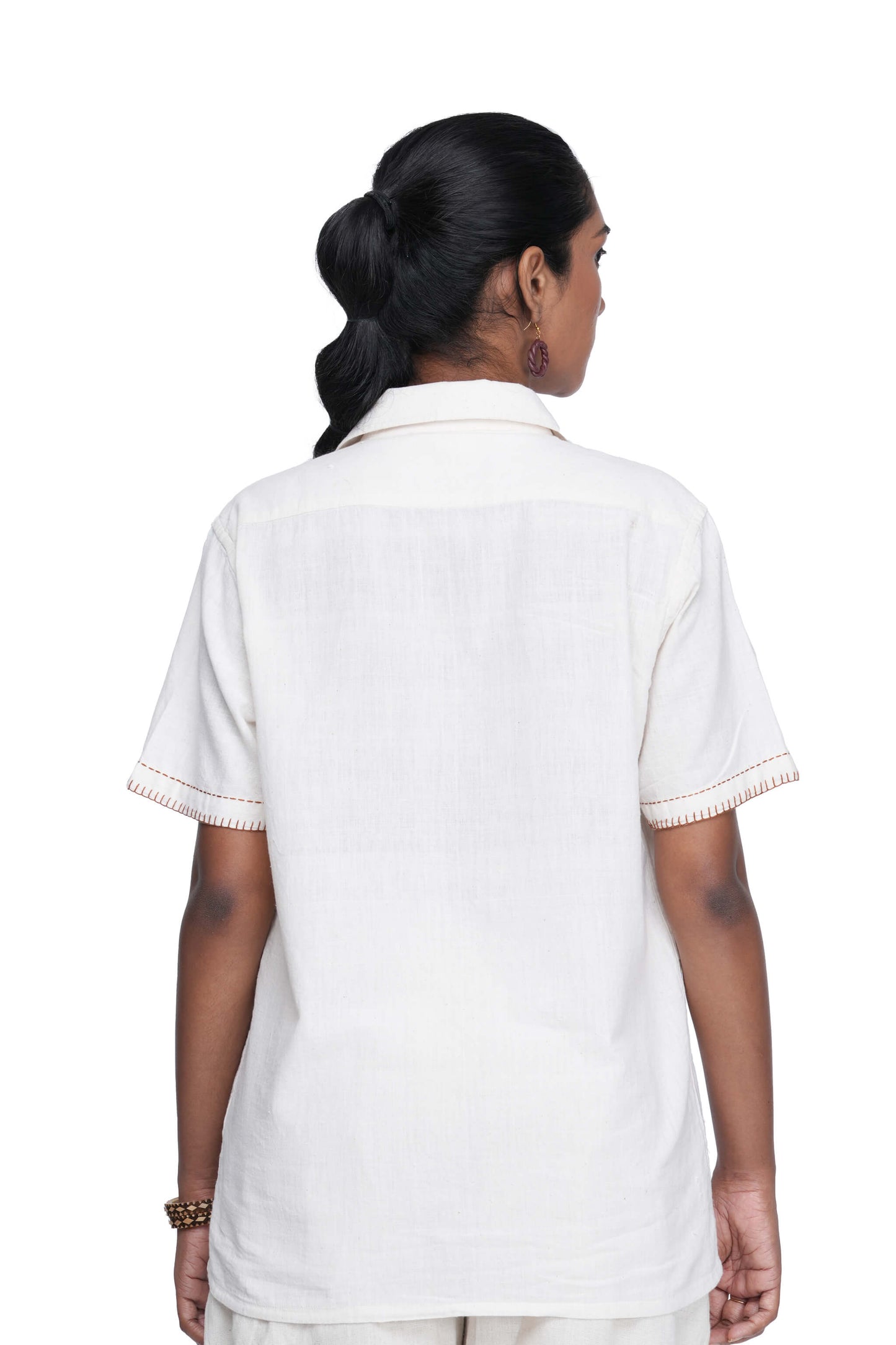Hand Embroidered Spice Collection Cloves shirt.