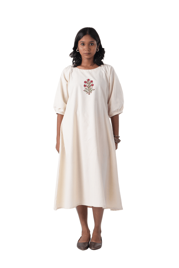 Screen Printed Handloom Kurta Dress