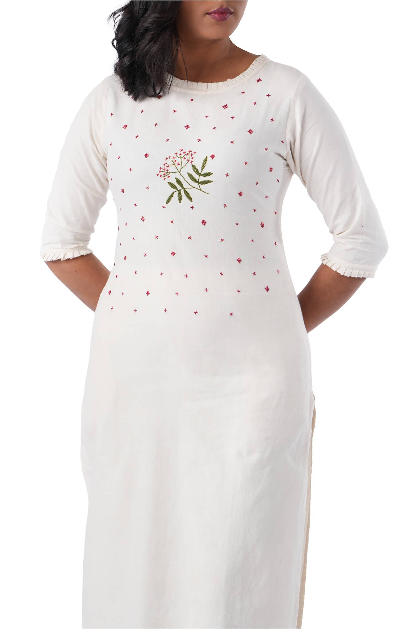 Chethi embroidery Kurta