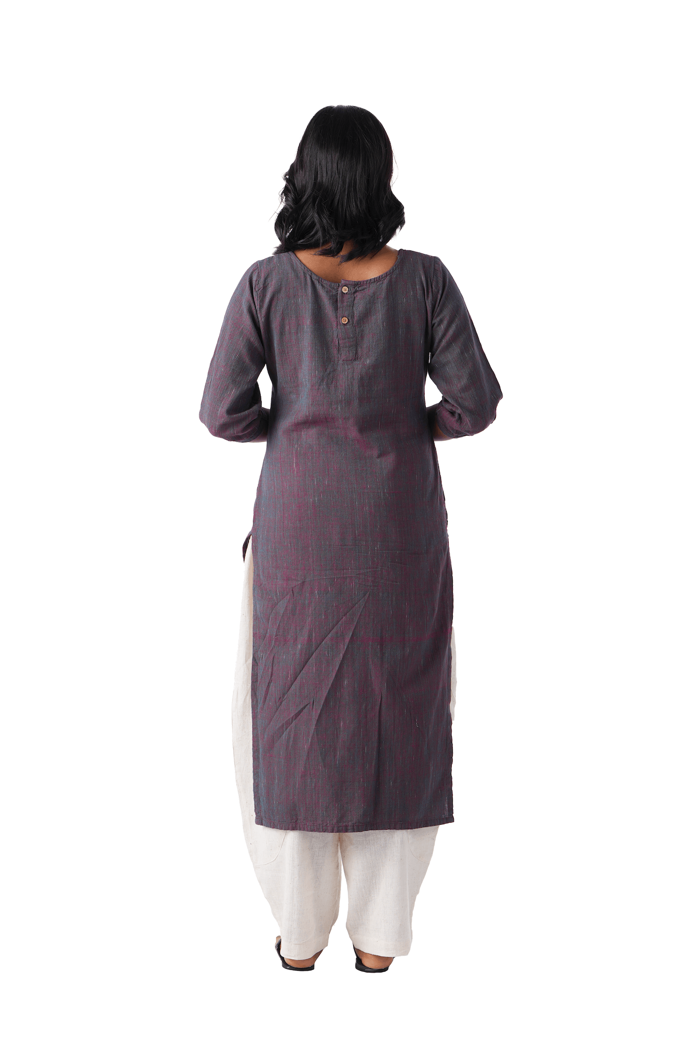 Mandala Embroidered Handloom Kurta