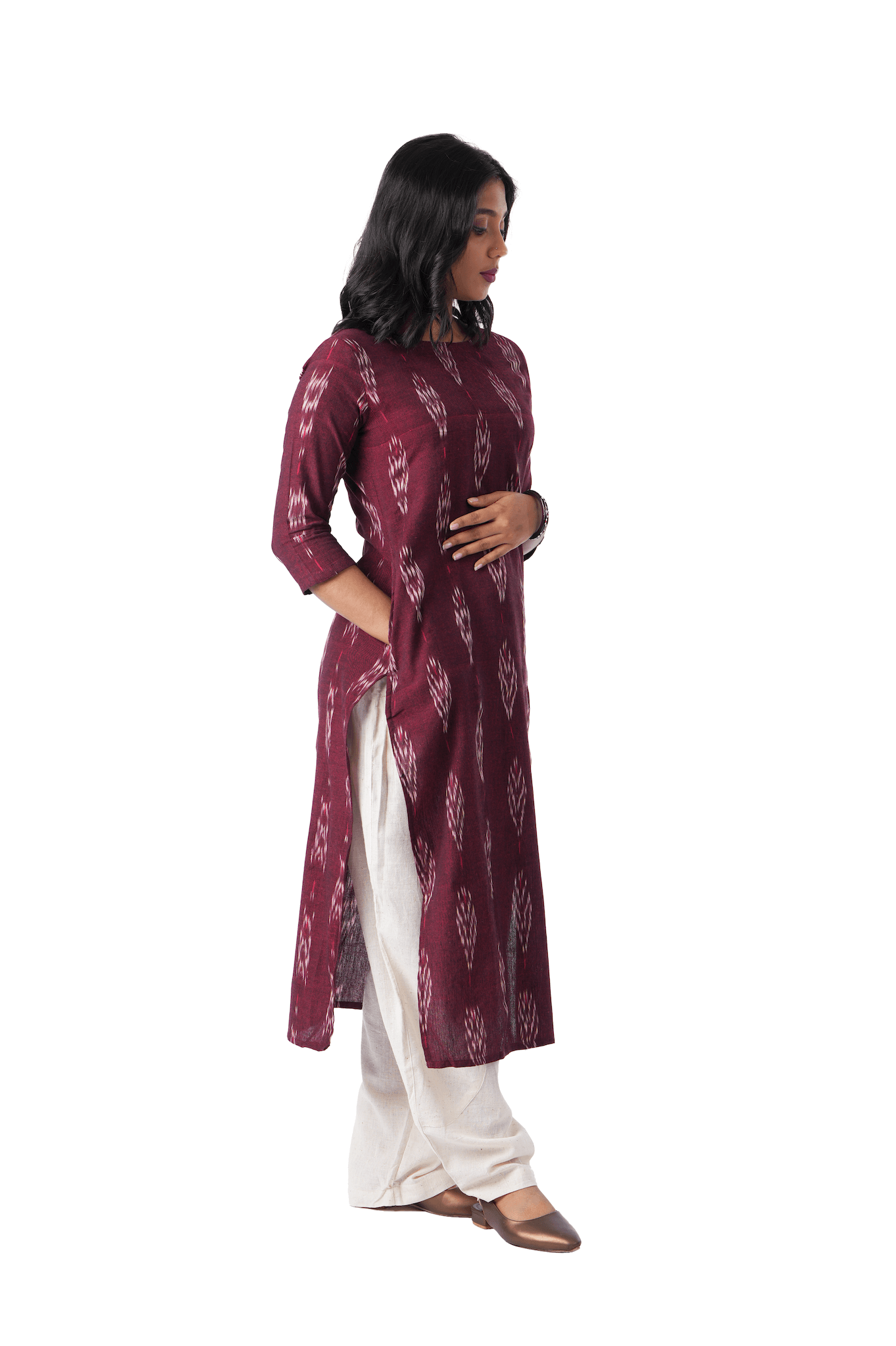 Ikat kurta with Sleeve