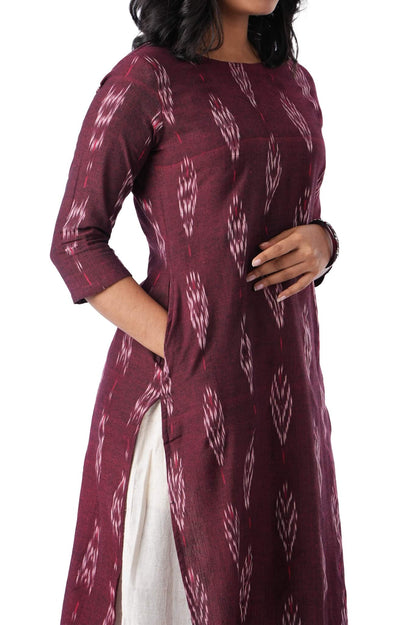 Ikat kurta with Sleeve