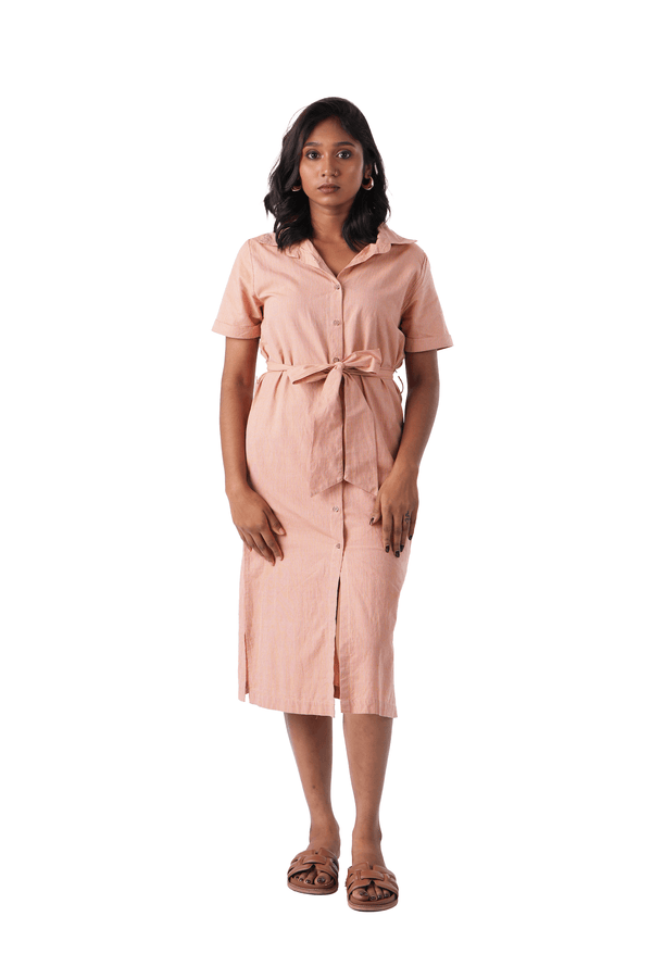 Stripe Shirt Dress