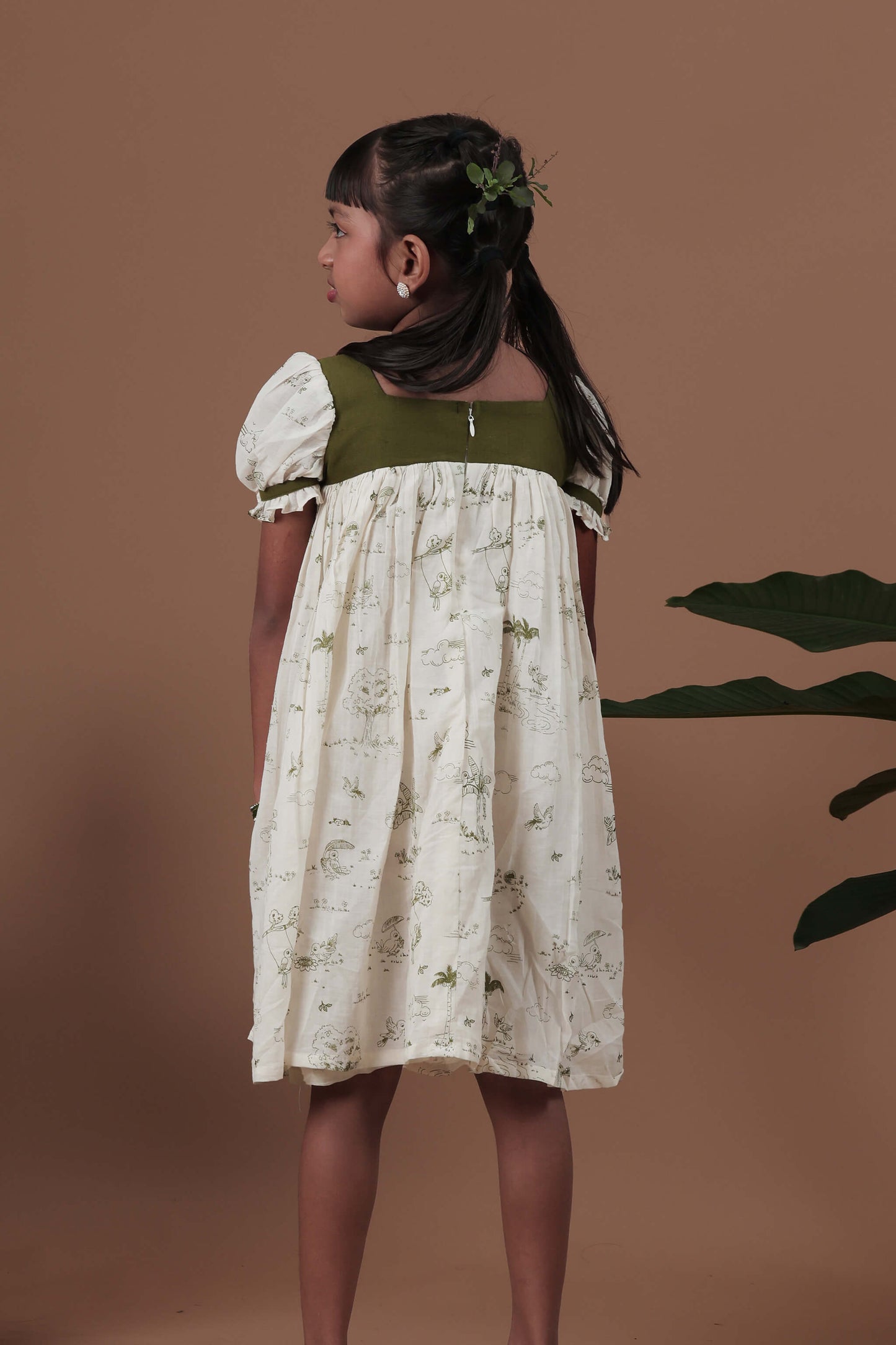 All Over Screen Printed Dress