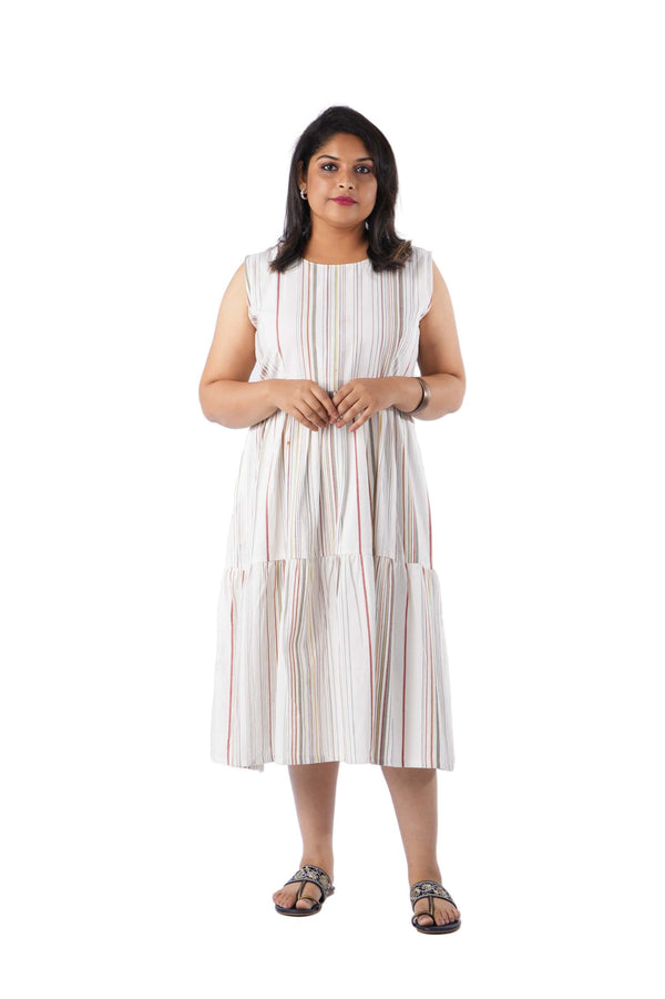 White Stripe Dress