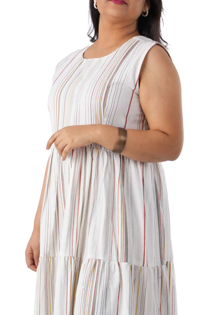 White Stripe Dress