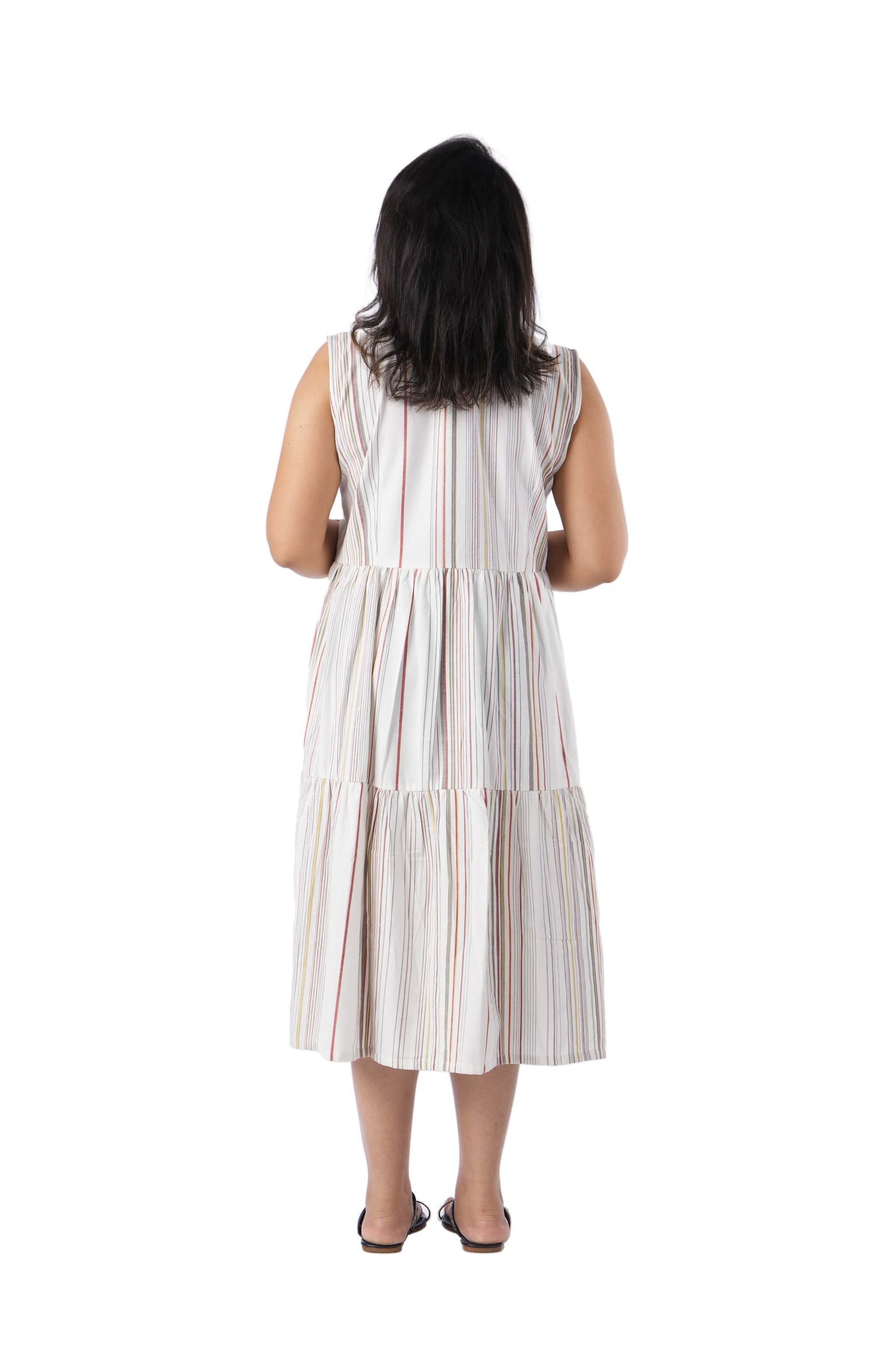 White Stripe Dress