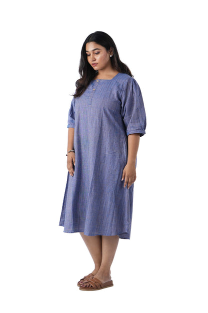 Blue stripe kurta